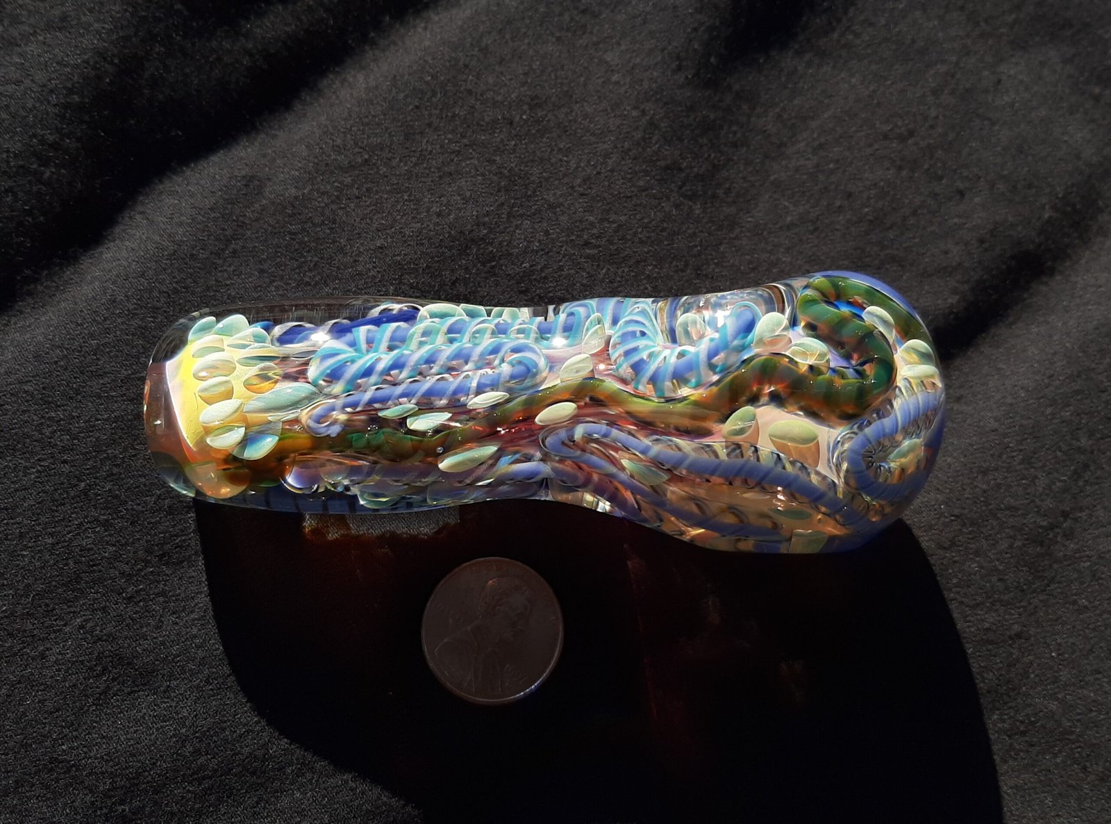 Inside out, color changing, borosilicate glass pipe - Image 2