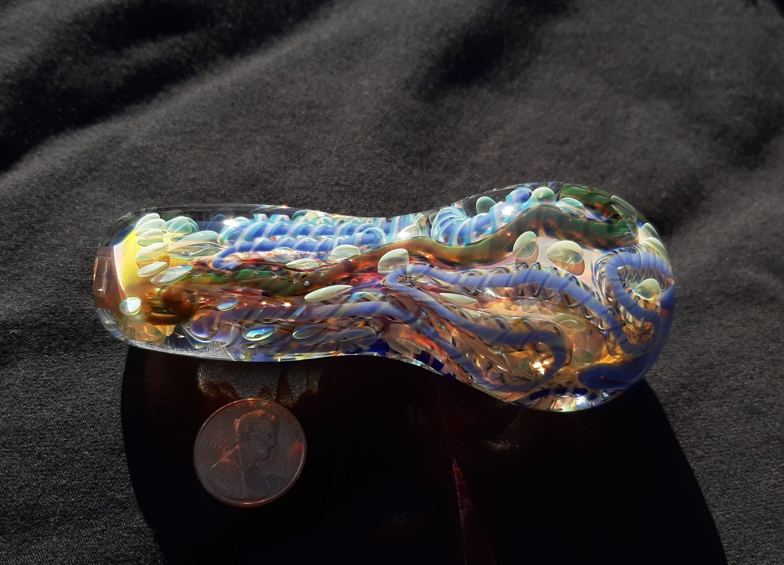 Inside out, color changing, borosilicate glass pipe - Image 5