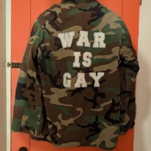 War is gay army jacket